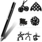 Vywmna Fidget Pen For Adults Kids,Toy Pen Decompression Magnetic Metal Pen, Desk Toys Multifunctional Deformable Magnet Writing Pen(Black)
