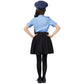 Spooktacular Creations 13 PCS Girls Police Officer Costume  Cop Costume Accessories for Kids Halloween Role-Playing and Dress-Up -M