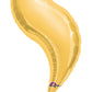 Anagram International Curve Flat Foil Balloon, 42', Gold