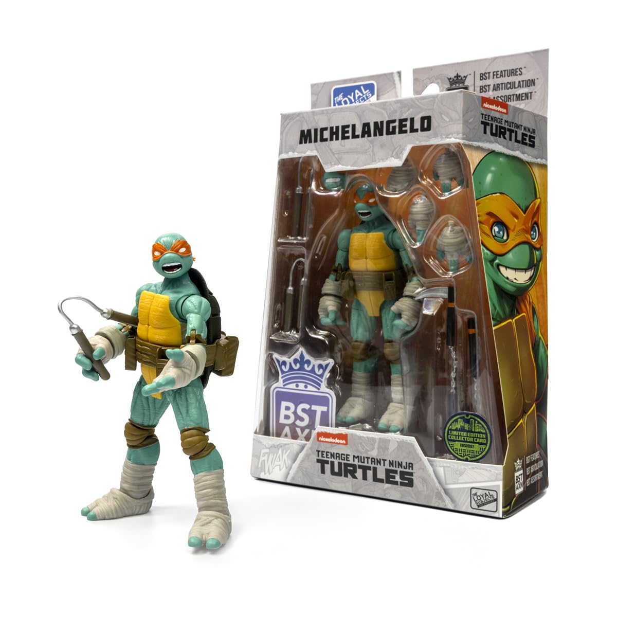 Teenage Mutant Ninja Turtles BST AXN Michelangelo IDW Inspired Comic Heroes 5-inch Action Figure