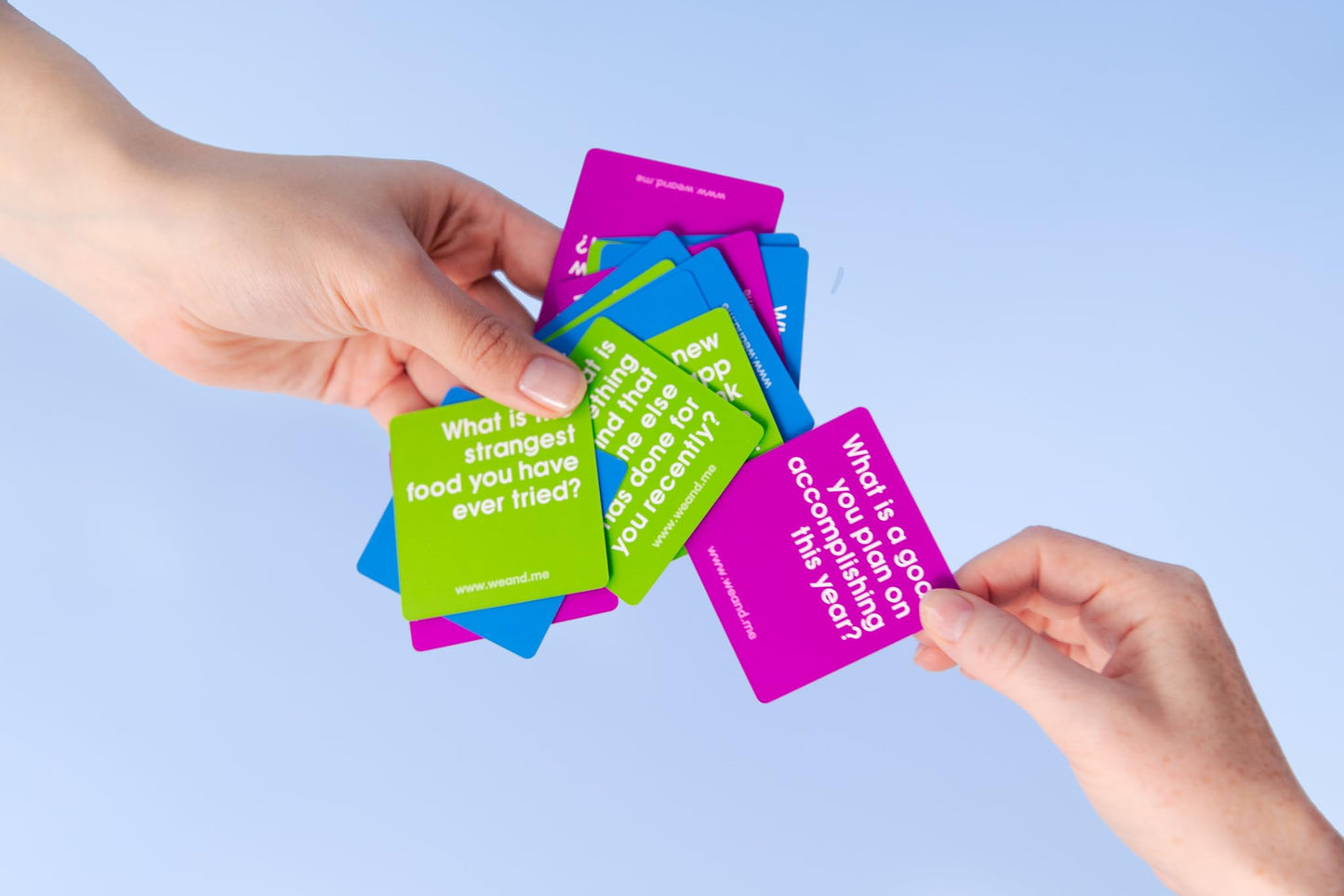 We! Connection Toolkit - Icebreaker Conversation Cards | Team Building Games | Recycled Paper, Durable Design
