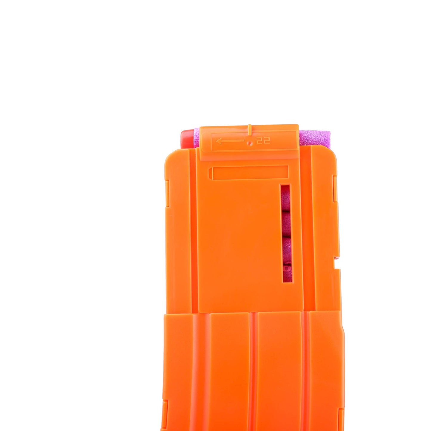 Worker 22-Darts Banana Magazine Clip Replacement For Nerf N-Strike Elite Toy (Orange)