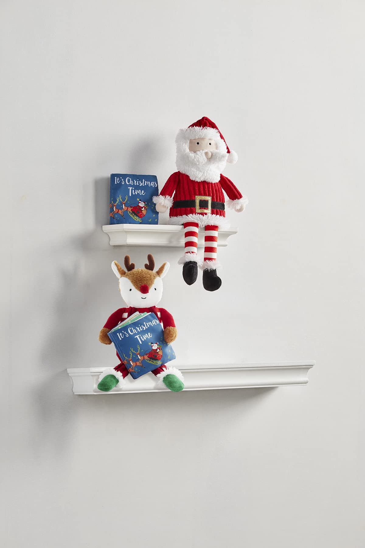 Mud Pie Children'S Christmas Santa Plush With Book