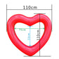 Red Heart Float mature-themed Heart Pool Floats  Water Fun Beach Party Toys for Aults Birthday Scene Layout Props.(47 in Red)