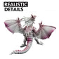 ValeforToy Dragon Toys Set, 12 Realistic 4-Inch Dragons, Non-Toxic ABS, Multicolor, Gift Box Included