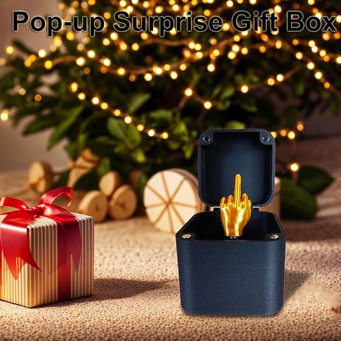 3 Packs Finger in A Box  Finger Gifts Surprise Box of Fingers  Finger Box Fun Just for You Finger Just for You Finger in Box for Christmas Birthday Gift Christmas Stocking Stuffers for Kids mature-themed