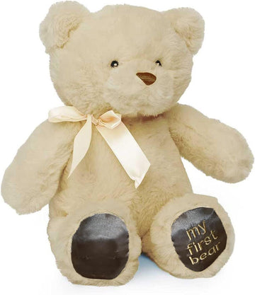 Jolitee My First Bear Stuffed Animal - Beige Neutral Teddy Bear For Baby For Newborn 10'