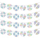 Pajean 24 Pcs CD Banner 90's Party Decorations DIY Retro CD Disco Cutout Banners Y2k Throwback Music Theme Paper Garlands Hangin