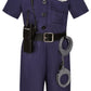 Kakalver Kids Police Officer Costume Girls Cop Costume For Halloween Police Dress Up Party Police Gifts