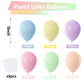 Bezente Pastel Balloons - 150 Pack 5" Latex Helium Balloons for Birthday, Baby Shower, Wedding - A02 Pastel Color