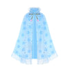 Hsctek Light Up Princess Cape, Blue Princess Dress Up Tulle Cape, Coloful Princess Outfit Costume Accessories Kids Toddlers Girls