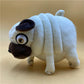 CWZY Pug Plush Toy - 6" Funny Cute Stuffed Animal, Cotton Material, Ideal Gift for Kids and Adults