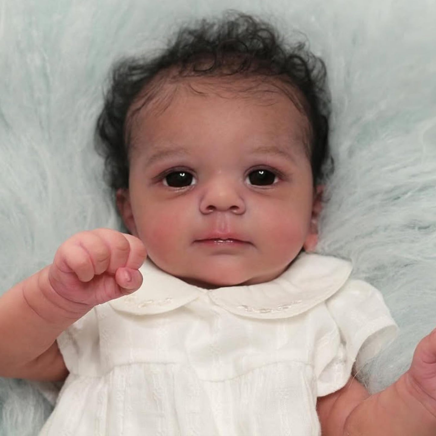 Scom Reborn Baby Dolls Black Girl- 18 Inch Realistic Newborn Doll Newborn Dolls African American Real Life Baby Gift For Kids Ag