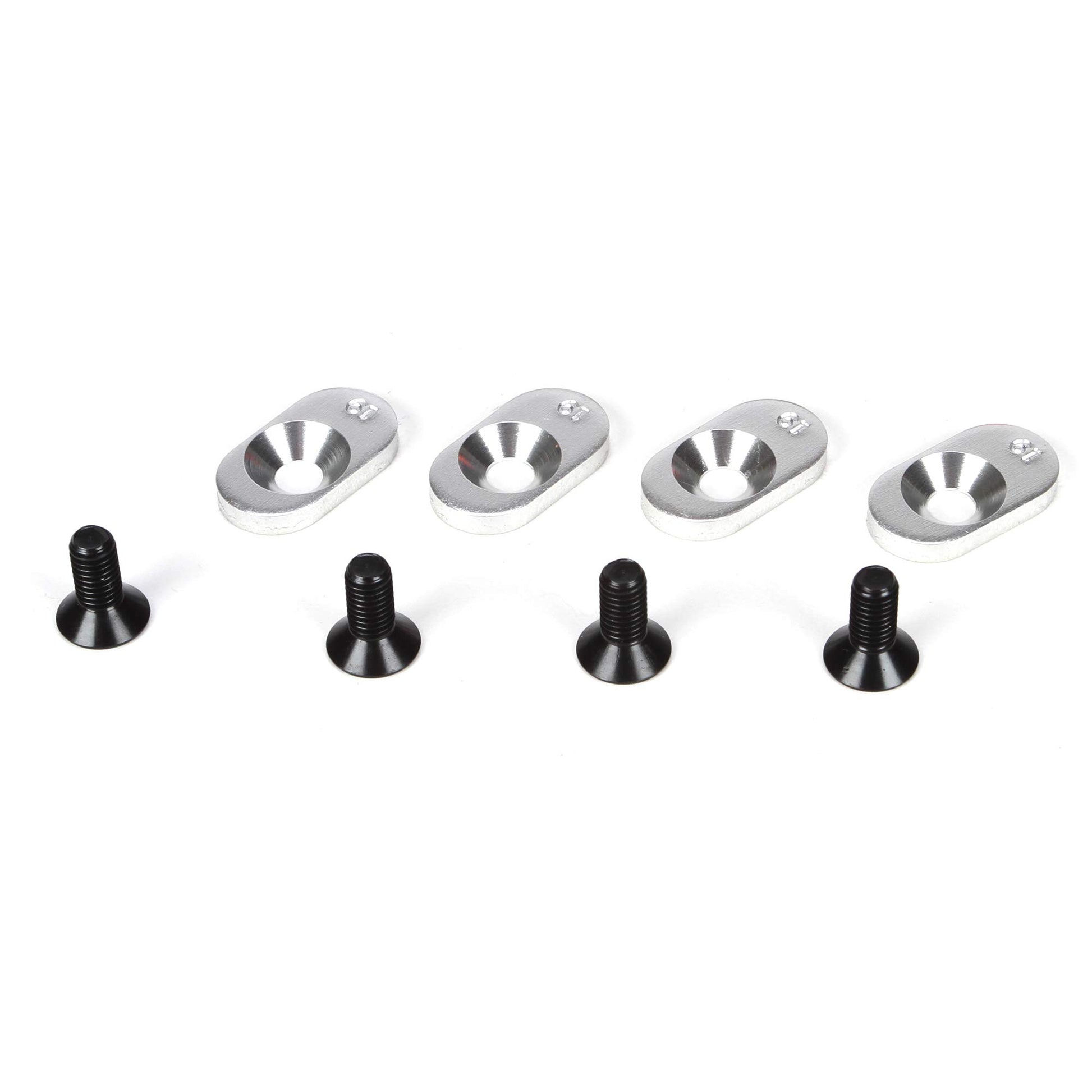 Losi Engine Mnt Inserts & Screws 19T(4): 5IVE-T MINI WRC