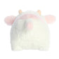 Aurora® Moonique Strawberry Milk Cow™ Stuffed Animal - 10 White Plush Cuddle Toy for Kids - Adorable Spudsters™ Collection