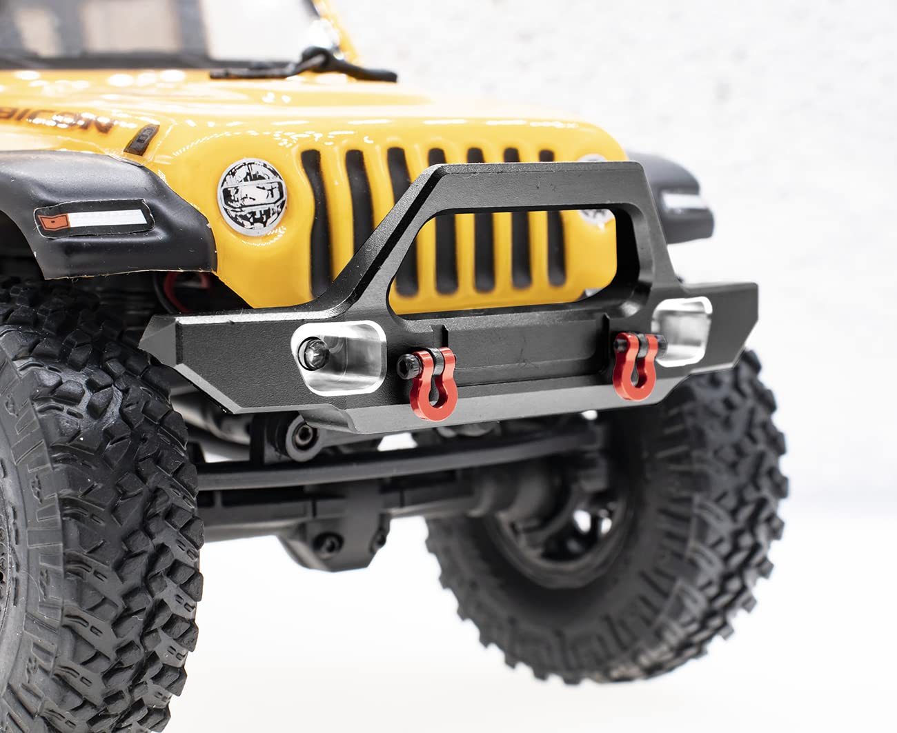 CODA RACING Aluminum Front&Rear Bumper for AXIAL SCX24 Jeep Wrangler AXI00002 1/24 RC Crawler Car
