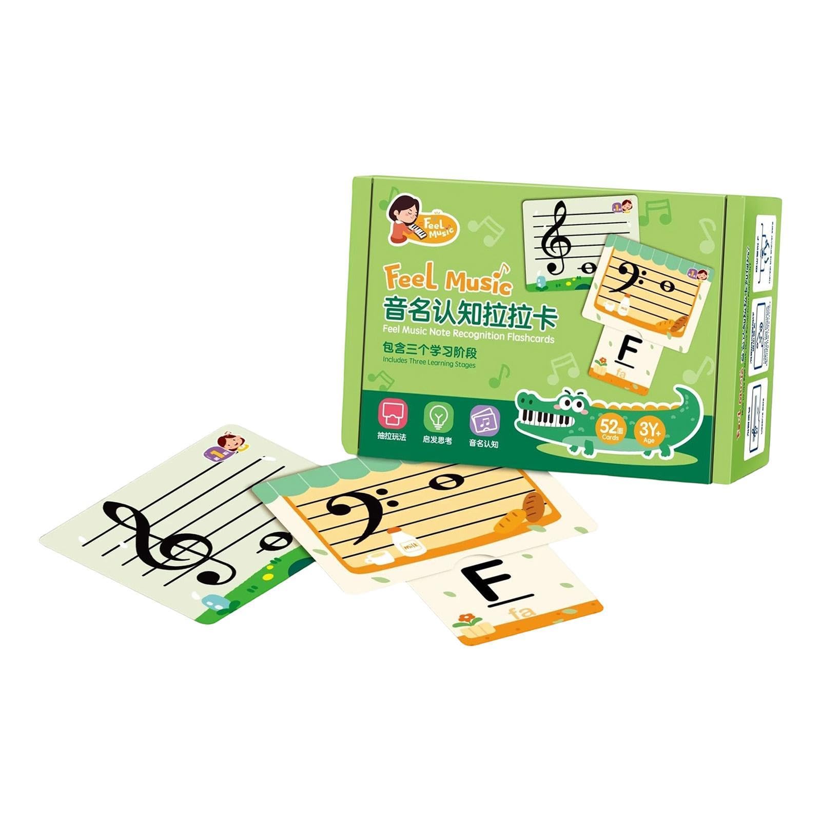 Enakshi Music Flash Cards Time Signatures Music Students Toddler Class Teaching Aid Bilingual Version|Books
