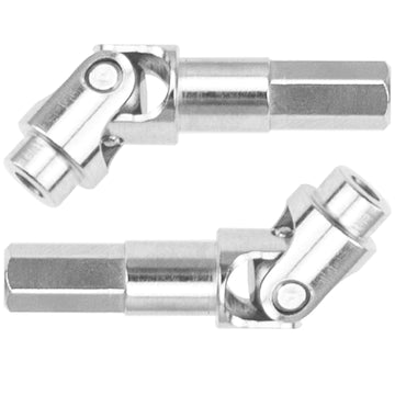 Vgoohobby 2Pack Universal Steering Joint Drive Shaft Front Axle Dogbone Compatible with WPL C14 C24 C34 B24 B36 MN Model D90 D91