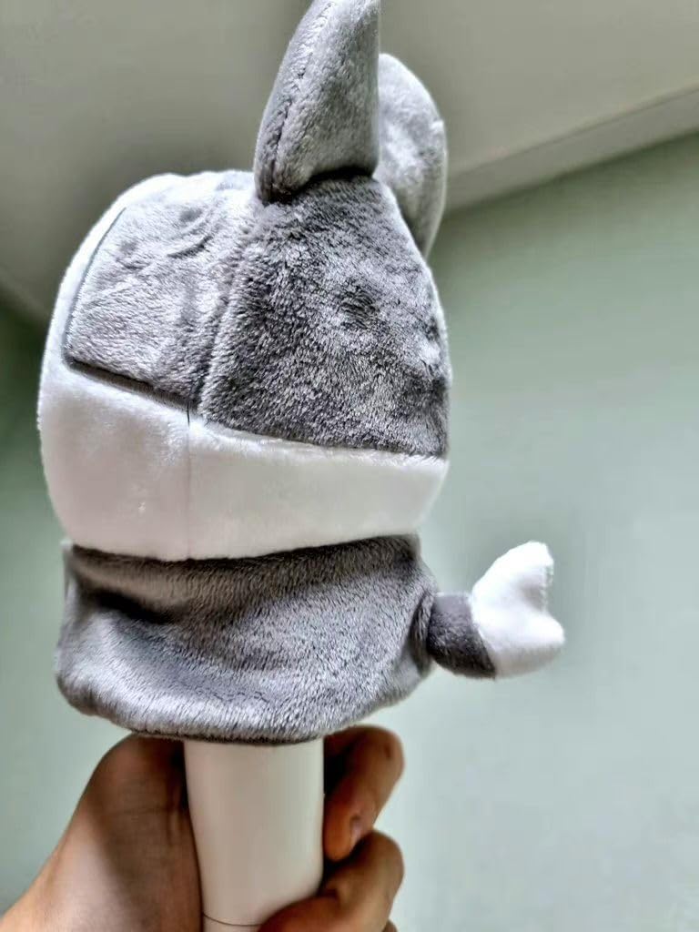 Sk Lightstick Cover Plush Skz Cartoon Shape Light Stick Covers Glow Sticks Decoration (Bangchan)