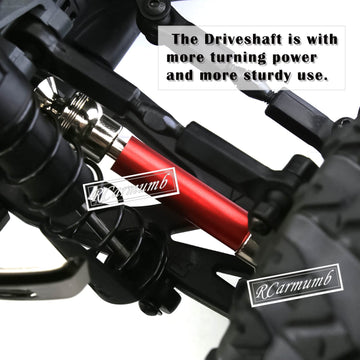 Rcarmumb CVD Drive Shaft Axles Upgrades for 1/10 Granite Senton 3s Blx&Mega550,Vortek 3s Blx,Big Rock v2,4Pcs Front Rear Harden