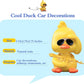 Wonuu Bobble Heads Ducks, Car Dashboard Decor Cute Yellow Shaking Head Duck Doll For Car Interior Ornament With Glasses, Necklac