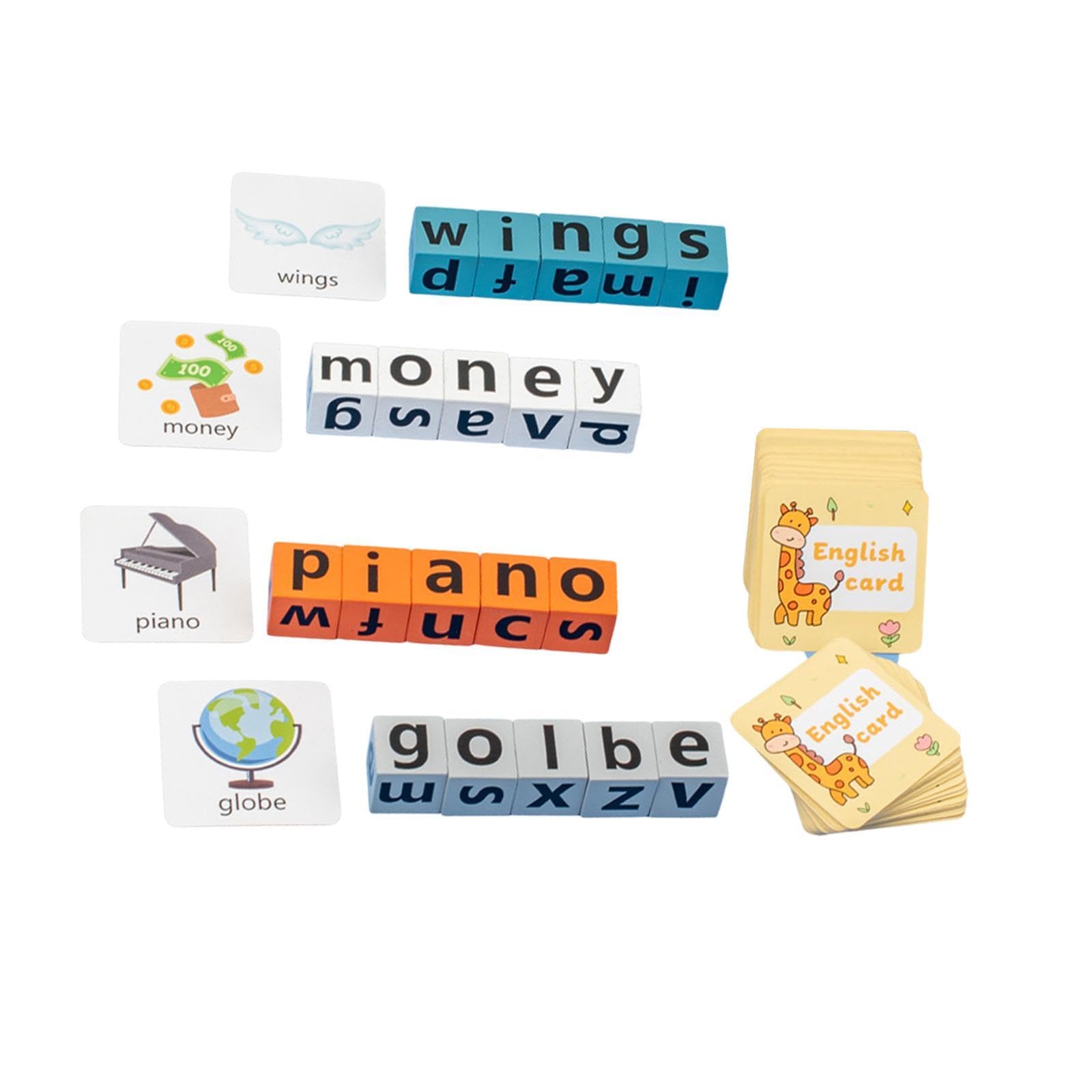 Loom Tree Wooden Blocks Spelling Game Early Learning Toys For Boys Girls Kids Children Withour Bell | Toys For Baby | Developmen