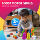 Skoolzy Counting Bears Set - 70 Pc Color Sorting Sensory Toys for Toddlers - Montessori & Autism Educational Toys - Multi-Color