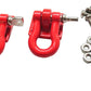 Apex RC Products 1/10 RC Rock Crawler Scale Red Winch Shackles - 2pcs 4051