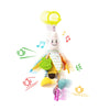 Jollybaby Stroller Rattle Toys For Car Seat Parm, Fruit Plush Hanging Infant Crib Bed Travel Activity Ring Bell With Crinkle, Squeaky & Teether For Boys Girls(Banana)