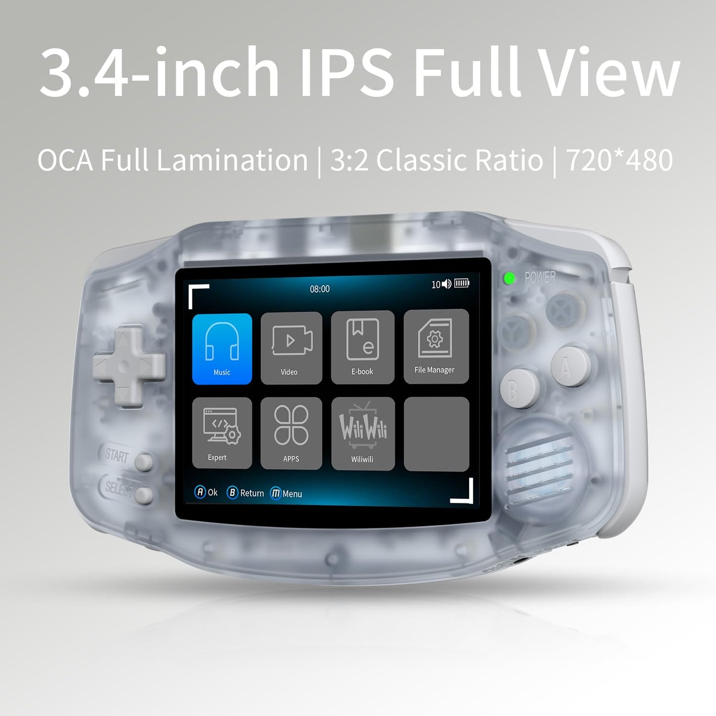 Rg34Xx Retro Handheld Game Consoles Rg34Xx Classic Retro Gaming Console 32+64G Card Preloaded Games 5000+ Rg34Xx Portable Gaming