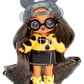 Na Na Na Surprise Mini Backpack Series 2 Marisa Mouse Fashion Doll, Fuzzy Gray Mouse Backpack, Gift for Kids, Ages 4 5 6 7 8+ Ye