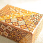 Warashibe Wooden Secret Puzzle Box, 4 Sun 4 Steps, Japan Made, With Original Gift Box