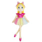 June Garden 30" XL Ballerina Princess Polina Plush Doll - Soft Polyester, Pink Outfit - Perfect Gift for Toddlers and Little Girls