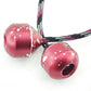 L-Shizuki Fidget Beads Fidget Beads - Worry Fidget Beads Spin & Bump - Made Of Aluminum Alloy - Creates A Bit Of Magic For You (Ufo-Red&White)