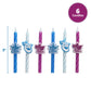 DecoPac Disney Frozen II Birthday Cake Candles, 6 Multicolor Wax Candles Featuring Anna, Elsa & Olaf, Model 45964