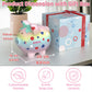 Personalized Kids Ceramic Piggy Bank with Name DIY, Cute Baby Girls Coin Bank Toy, Cool Money Bank for Teens Kids, My First Pigg