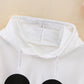 Cevoerf Toddler Baby Boys Girls Halloween Costume White Ghost Face Cloak Cape Party Cosplay Robe Ghost Costume