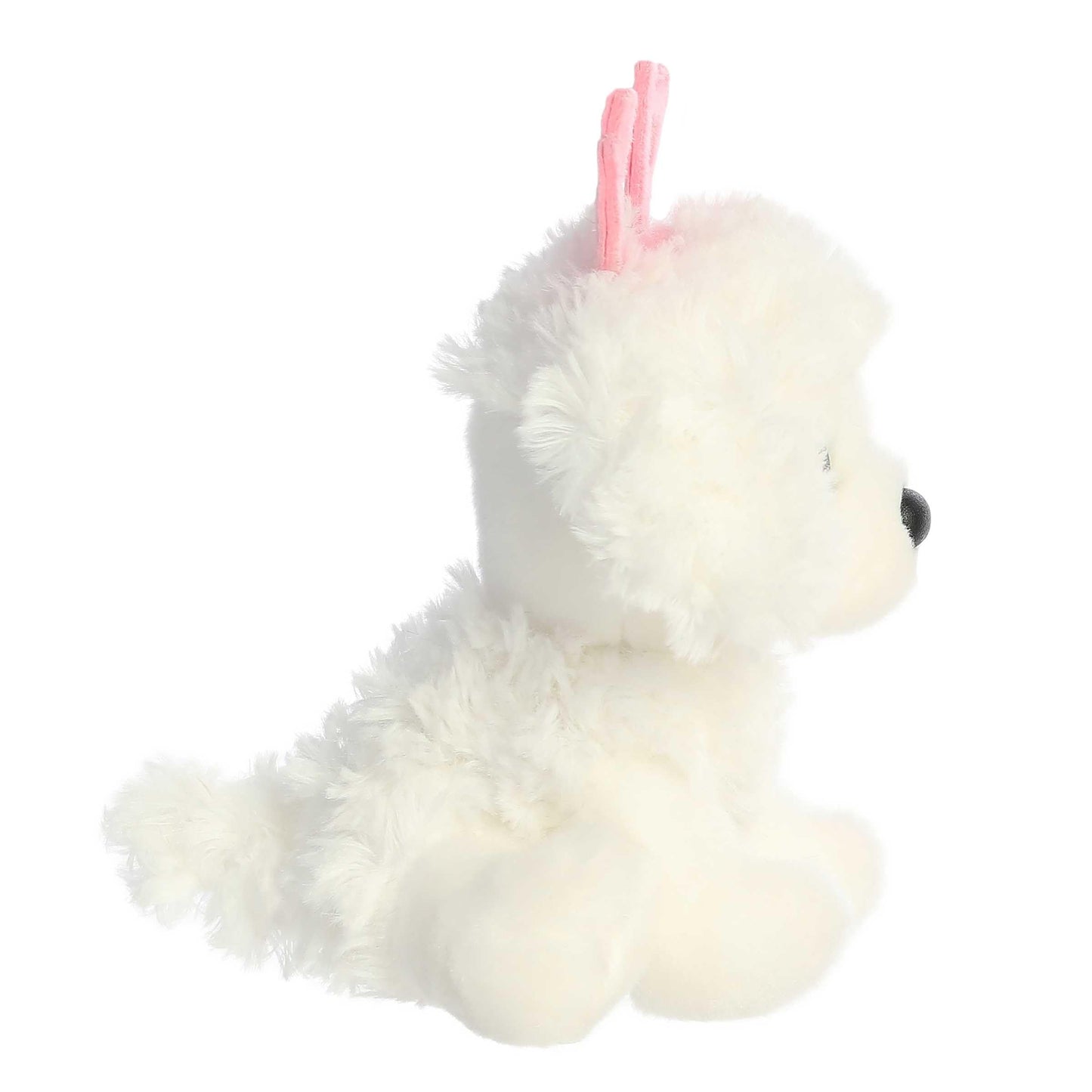 Aurora Heartwarming Love On The Mind Love You Poodle Stuffed Animal - Valentine'S Joy - Loveable Companions - White 6 Inches