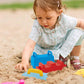Snow Toy Trowel Rectangle Shape - Kids Beach Sand Fun Toy Light Blue & Yellow Hand Trowel, Sturdy And Well Designed. By Superio