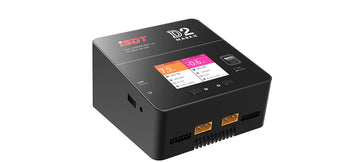 ISDT D2 Mark 2 LiPo Battery Balance Charger Duo Discharger Dual 200W 12A2 AC Dual Channel Output 1-6S Li-ion Life NiCd NiMH LiHV