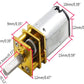 12V 600Rpm Micro Dc Gear Speed Reduction Motor With Full Metal Gearbox Motor Ga12-N20 3Mm Shaft For Robot Models, Rc Cars, Diy T