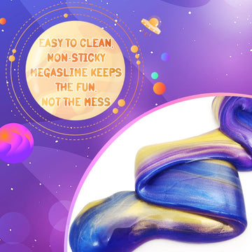 28 Pack Galaxy Slime, Outer Space Stress Relief Diy Slime Toys For Kids Easter Egg Hunt Easter Basket Stuffers Filler Classroom