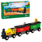 Brio World - 33722 Safari Train | Interactive Toy Train Set For Kids Age 3 And Up | Environmentally Conscious | Engine And Animal Wagons Included