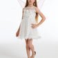 Fairy Wing,Butterfly Fairy Halloween Costume Angel Wings,Halloween Costume Sparkle Angel Wings Dress Up Party Favor White