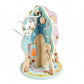 Ecomistiq Sliding Pieces Tree Bead Maze HandsOn Wooden Bead Maze Fine Motor Skills Activity Board Toy HandEye Coordination, Be