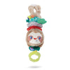 Infantino Music & Motion Pulldown Sloth - Musical Plush Sloth With Multi-Textured Teether For Tactile Exploration, Easily Attaches To Strollers And Gyms, Bpa-Free