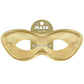 Vibrant Gold Plastic Superhero Mask (2.78'' x 8 .25'') 1 Pc - Ideal for Costumes & Parties