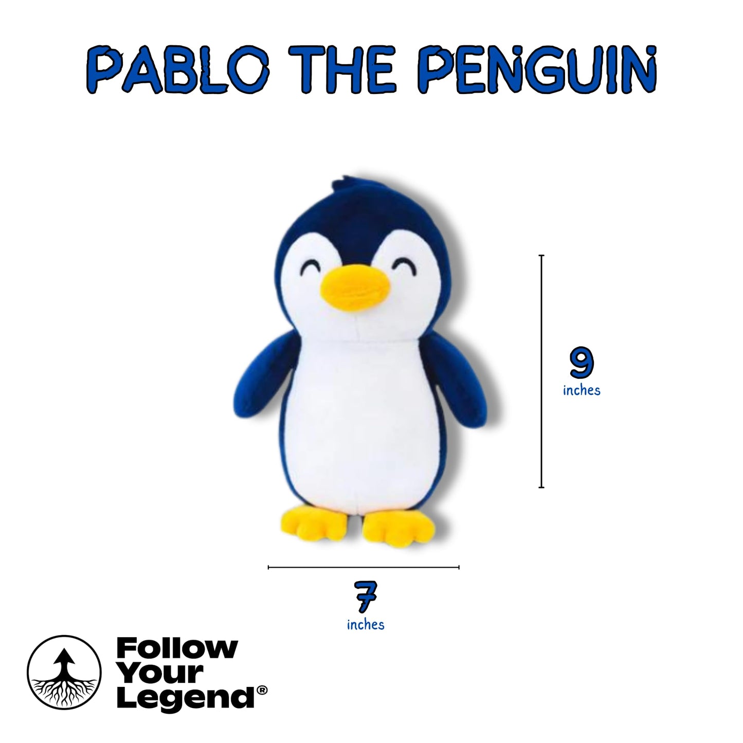 Follow Your Legend Penguin Plush - Pablo The 9    Penguin Stuffed Animal, Cute Stuffed Animals, Adopt Me Plushies, Plush Stuffed