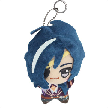 Kooliya Small Size Genshin Impact Figure Plush Doll - Kaeya (4 Inch), Keychain Anime Figure Soft Stuffed Gift For Game Fans (Kae