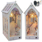 TOPBSFARNY DIY Doll House with Musical Movement  Wedding Theme Book Nook Kit  Illusion Mirror Design Miniature Dollhouse Kit  Booknook Bookshelf Desktop Decor Model Build for mature-themed Wedding Gift